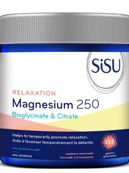SISU SISU Magnesium 250mg Relaxation Blend Raspberry Lemonade 133g