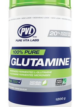 PVL Essentials Pure Glutamine Natural 1200g
