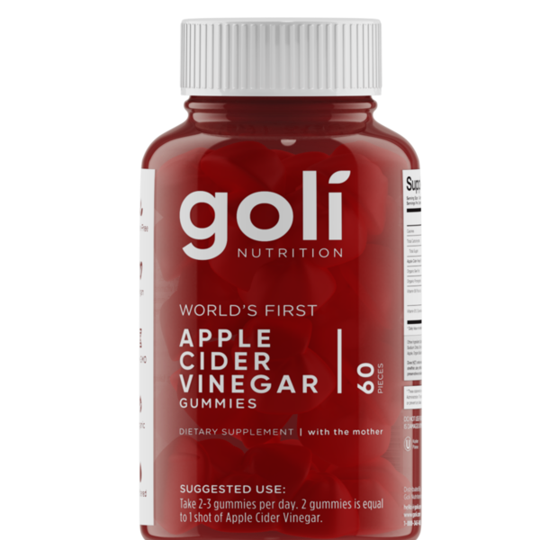 Goli Goli Apple Cider Vinegar Gummies 60’s