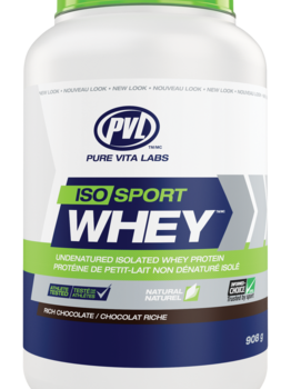 PVL Essentials Iso-Sport Whey Chocolate 908g