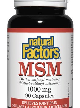 Natural Factors Natural Factors MSM 1000mg 90 caps