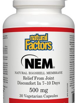Natural Factors Natural Factors NEM Eggshell Membrane 500mg 30 vcaps