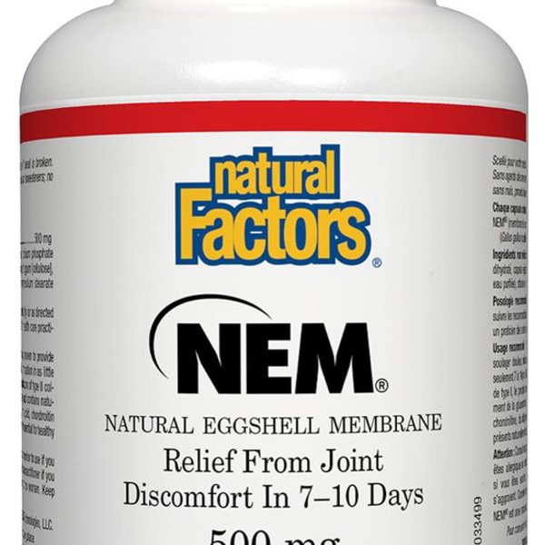Natural Factors Natural Factors NEM Eggshell Membrane 500mg 30 vcaps