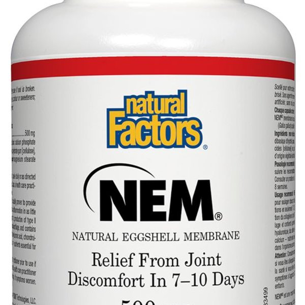 Natural Factors Natural Factors NEM Eggshell Membrane 500mg 60 vcaps