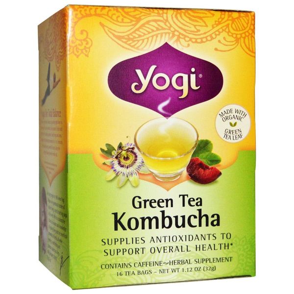 Yogi Yogi Green Tea Kombucha 16 tea bags