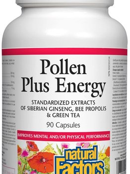 Natural Factors Natural Factors Pollen Plus Energy 90 caps