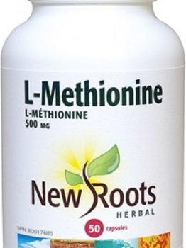 New Roots New Roots L-Methionine 500 mg 50 caps