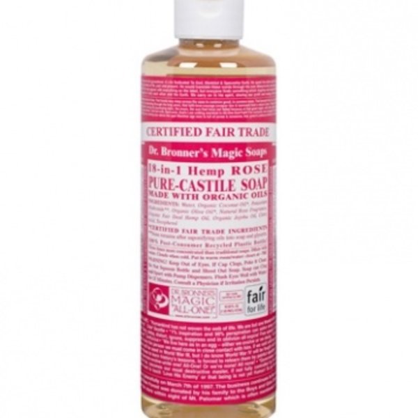 Dr. Bronner’s Dr Bronner’s Rose Oil Castile Soap Liquid 16oz