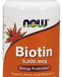 Now Foods NOW Biotin 5000mcg 60 vcaps
