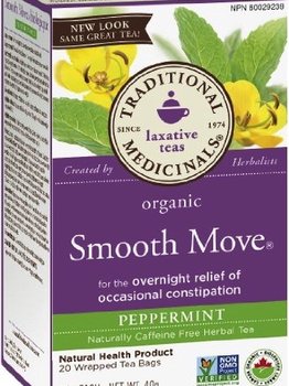 Traditional Medicinals Organic Smooth Move Peppermint Tea 20 tea bags