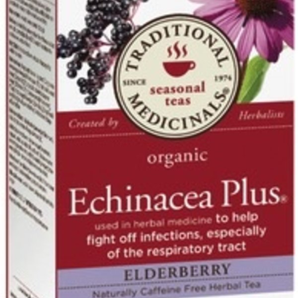 Traditional Medicinals Organic Echinacea Plus Elderberry Tea 20 tea bags