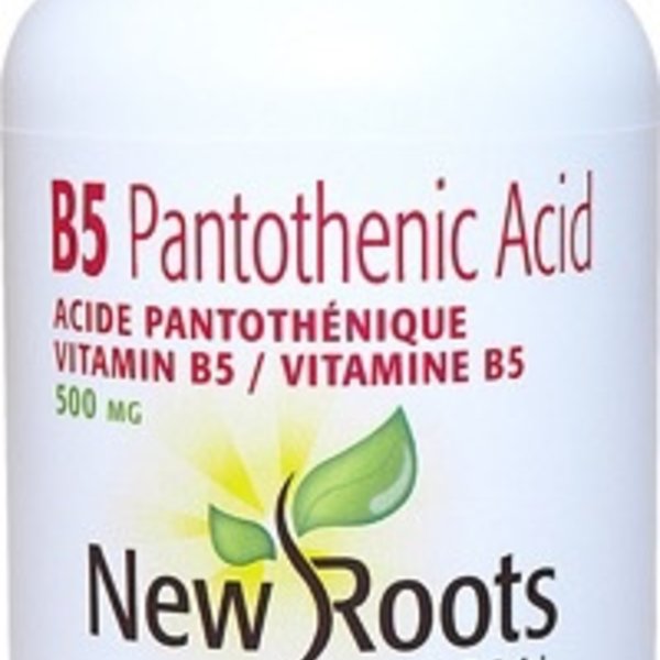 New Roots New Roots Vitamin B5 Pantothenic Acid 500mg 100 caps