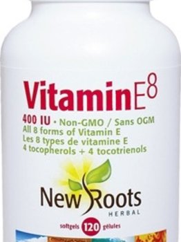 New Roots New Roots Vitamin E8 400 IU 120 softgels