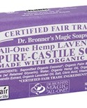 Dr. Bronner’s Dr Bronner’s Lavender Oil Castile Bar Soap 140g