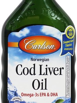Carlson Carlson Cod Liver Oil 500ml Lemon