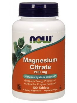 Now Foods NOW Magnesium Citrate 200mg 100 tabs