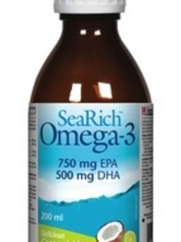 Natural Factors SeaRich Omega 3 Coconut Lime 200ml