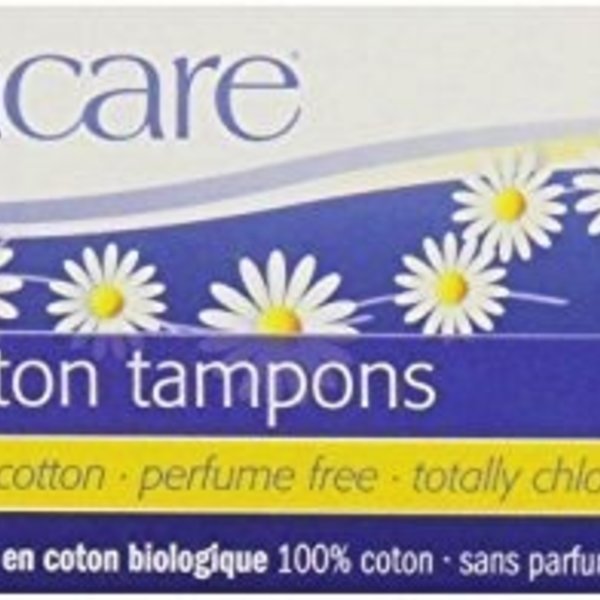Natracare Organic Regular Tampons without applicator 20 ct