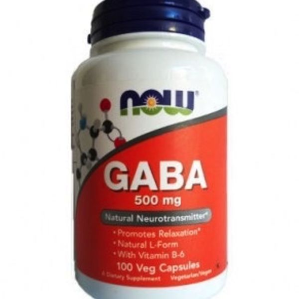 Now Foods NOW GABA + B6 500 mg 100 vcaps