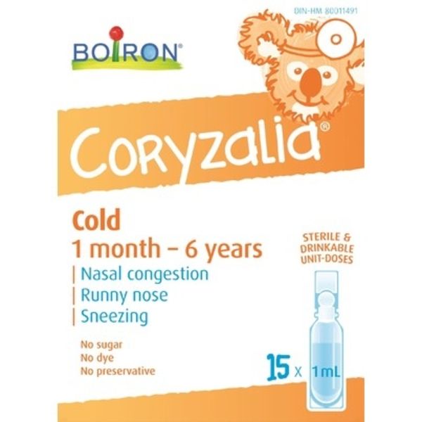 Boiron Boiron Childrens Coryzalia Cold 15 x 1 ml doses