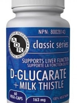 AOR AOR D-Glucarate + Milk Thistle 163 mg 60 vcaps