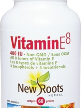 New Roots New Roots Vitamin E8 400 IU 60 softgels