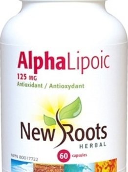 New Roots New Roots Alpha Lipoic 125mg 60 caps