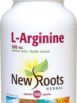 New Roots New Roots L-Arginine 500 mg 100 caps