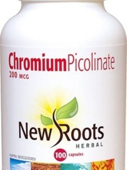 New Roots New Roots Chromium Picolinate 200mcg 100 caps