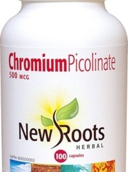 New Roots New Roots Chromium Picolinate 500mcg 100 caps