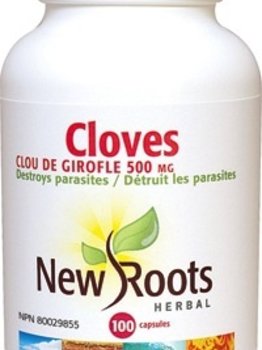 New Roots New Roots Cloves 500 mg 100 caps