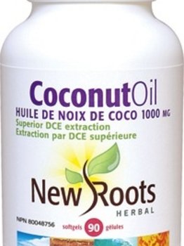 New Roots New Roots Coconut Oil 1000mg 120 softgels