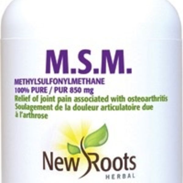 New Roots New Roots M.S.M. 850mg 90 caps