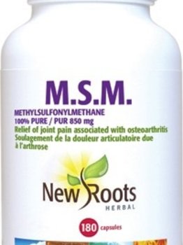 New Roots New Roots M.S.M. 850mg 180 caps