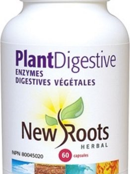 New Roots New Roots Plant Digestive Enzymes 375 mg 60 caps