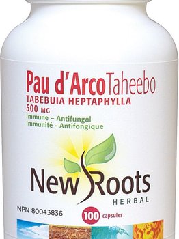 New Roots New Roots Pau d’Arco 500mg 100 caps