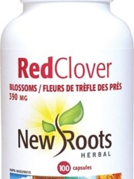 New Roots New Roots Red Clover Blossoms 390 mg 100 caps