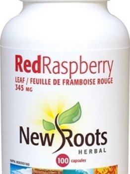 New Roots New Roots Red Raspberry Leaf 345 mg 100 caps