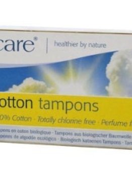 Natracare Organic Super Tampons without applicator 20 ct