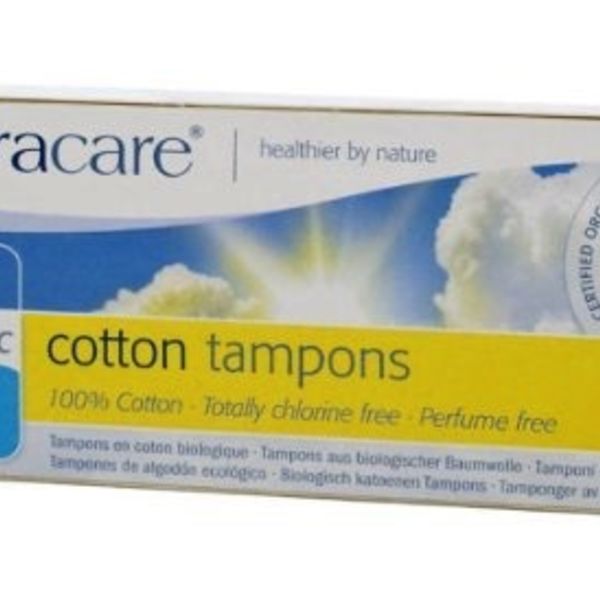 Natracare Organic Super Tampons without applicator 20 ct