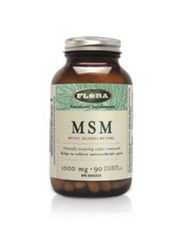 Flora Flora MSM Methyl Sulfonyl Methane 1000 mg 180 vcaps
