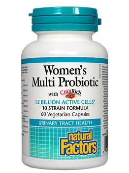 Natural Factors Natural Factors Women's Multi Probiotic with CranRich 60 vcaps