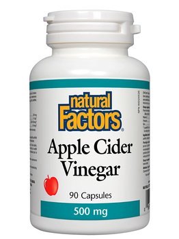 Natural Factors Natural Factors Apple Cider Vinegar 500mg 90 caps