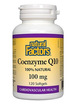 Natural Factors Natural Factors Coenzyme Q10 100mg 120 softgels