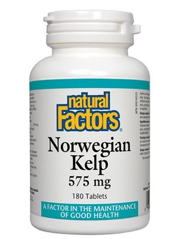 Natural Factors Natural Factors Norwegian Kelp 575 mg 180 tabs