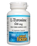 Natural Factors Natural Factors L-Tyrosine 500mg 60 vcaps