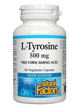 Natural Factors Natural Factors L-Tyrosine 500mg 60 vcaps
