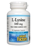 Natural Factors Natural Factors L-Lysine 500 mg 90 caps