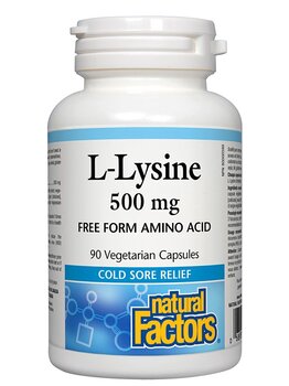 Natural Factors Natural Factors L-Lysine 500 mg 90 caps