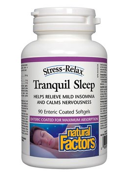 Natural Factors Natural Factors Stress-Relax Tranquil Sleep Enteric-coated 90 softgels